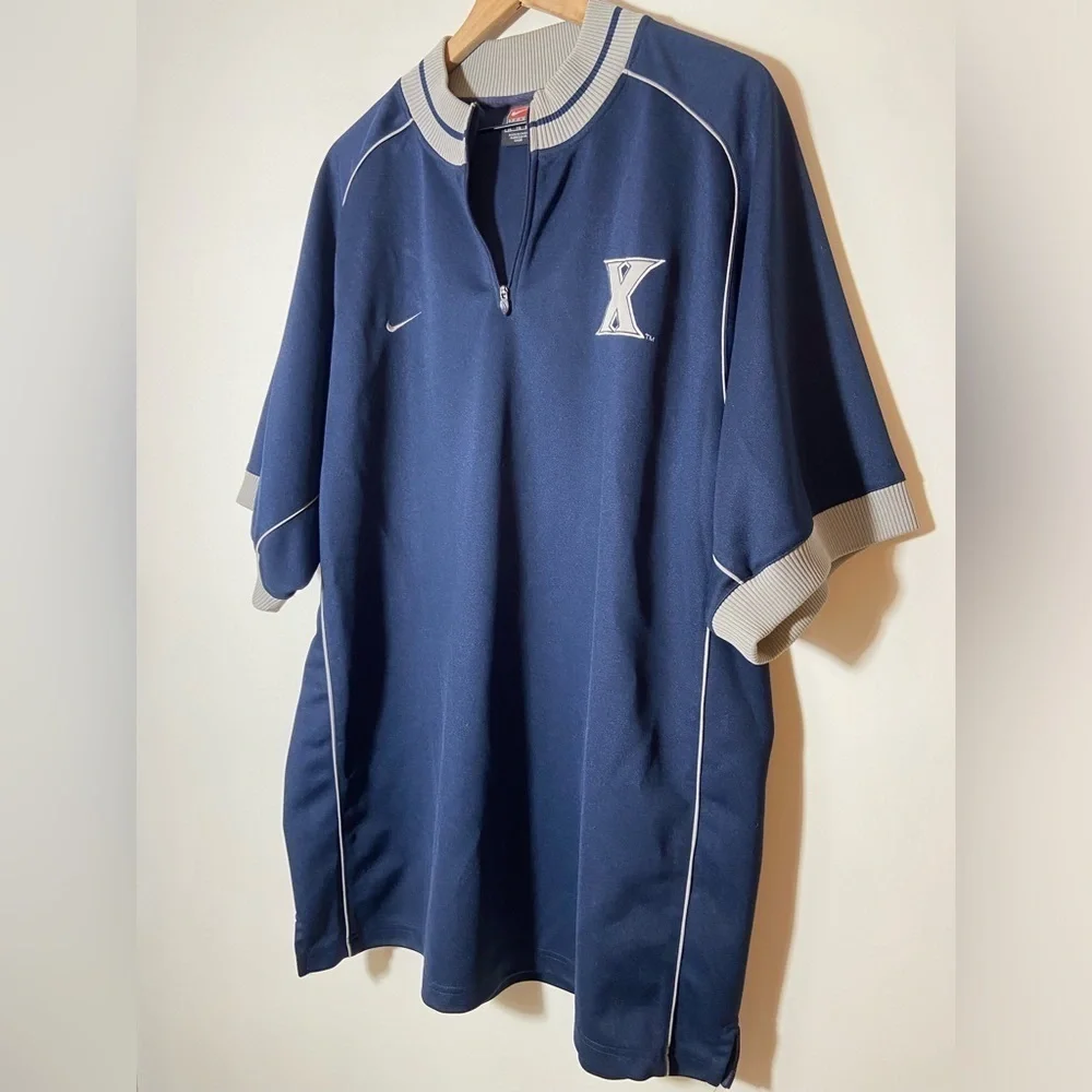 Vintage Xavier University Nike Basketball Warm Up Shooting Shirt XL NCAA